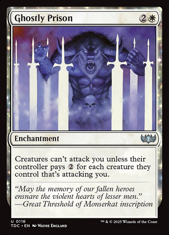 Ghostly Prison 116 (Commander: Tarkir: Dragonstorm)  | Good Games Modbury