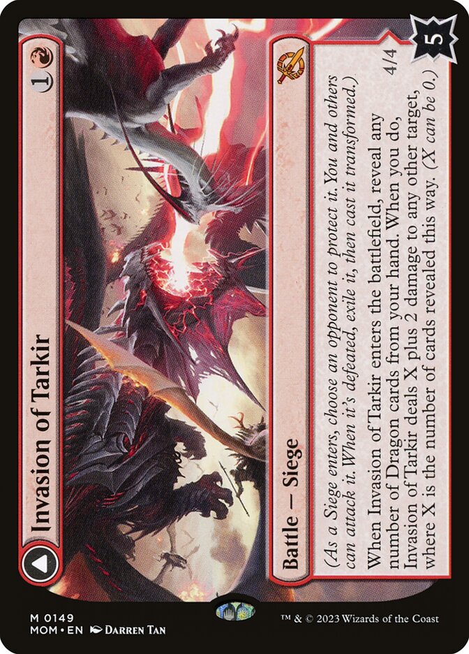 Invasion of Tarkir // Defiant Thundermaw 149/291 (March of the Machine)  - Foil | Good Games Modbury
