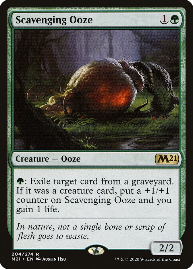 Scavenging Ooze 204 (Core Set 2021)  | Good Games Modbury