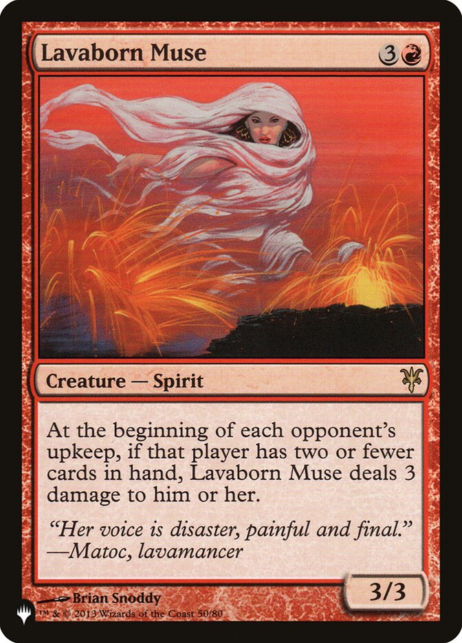 Lavaborn Muse DDK-50/5075 (The List Reprints)  | Good Games Modbury