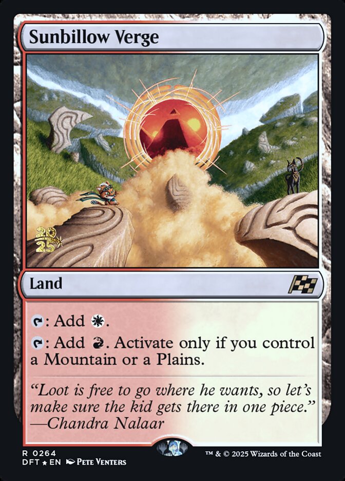 Sunbillow Verge 264 (Prerelease Cards)  - Foil | Good Games Modbury