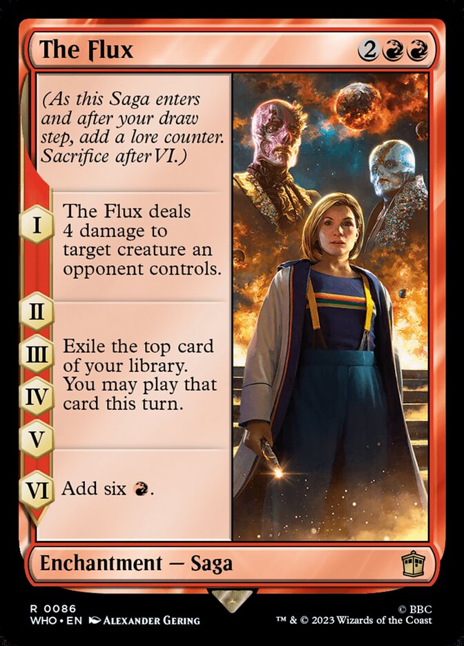 The Flux 86/331 (Universes Beyond: Doctor Who)  - Foil | Good Games Modbury