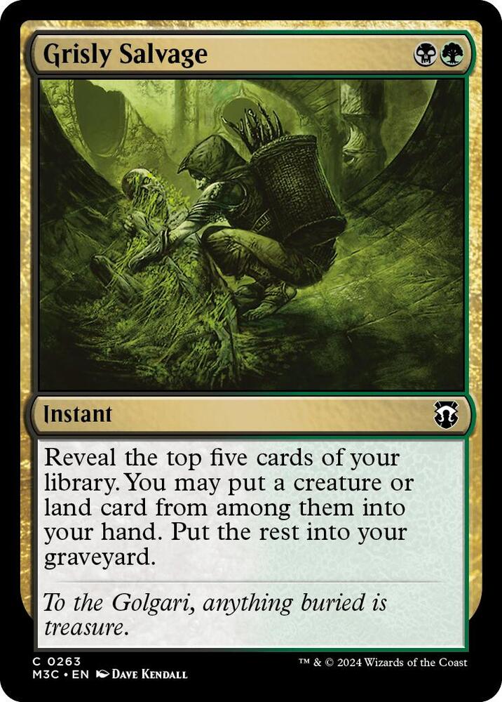 Grisly Salvage 263/411 (Commander: Modern Horizons 3)  - Ripple Foil | Good Games Modbury