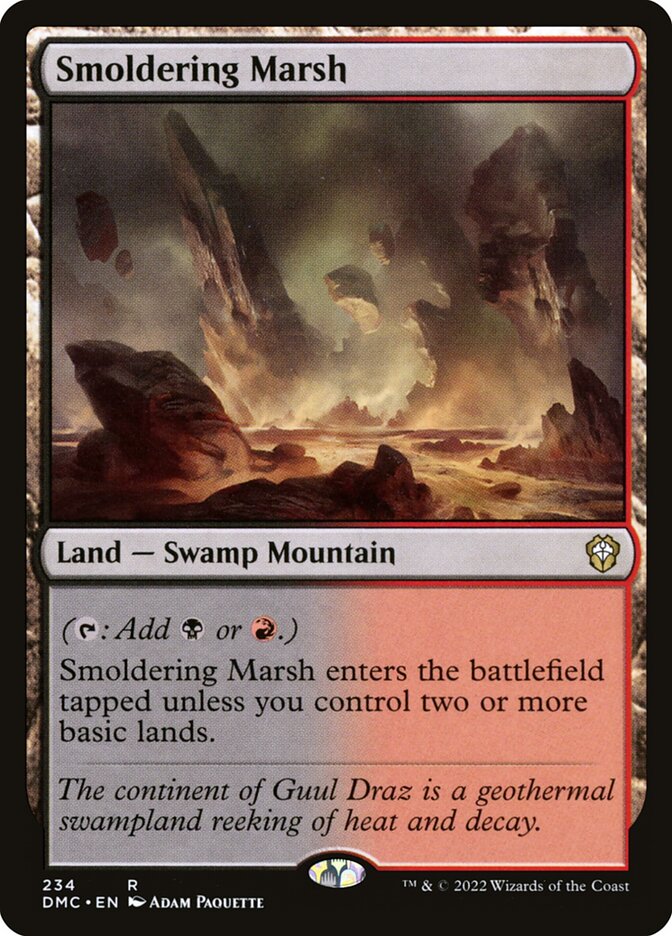 Smoldering Marsh 234/50 (Commander: Dominaria United)  | Good Games Modbury