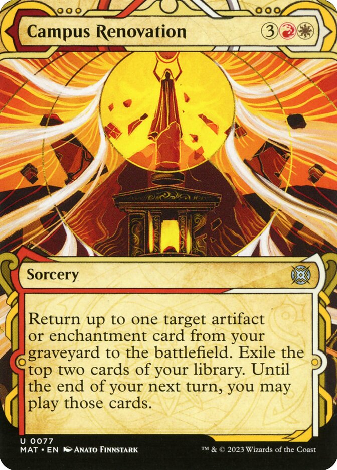 Campus Renovation 77/50 (March of the Machine: The Aftermath)  - Showcase Foil | Good Games Modbury