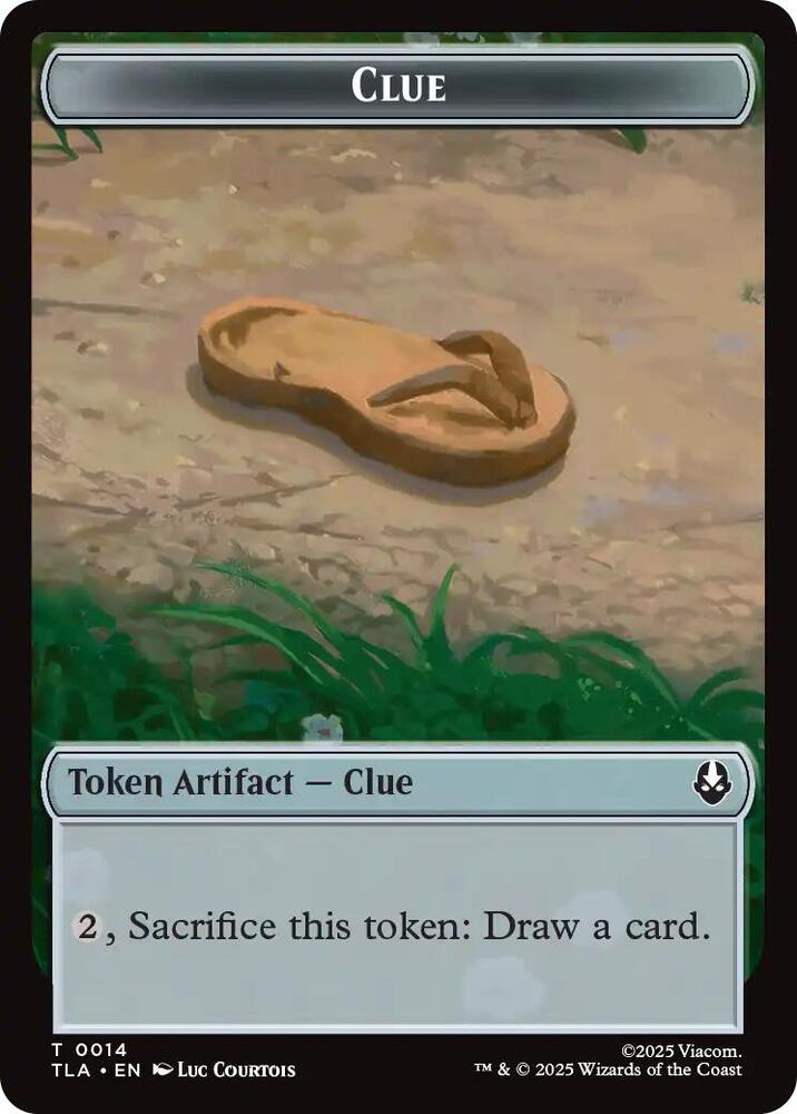 Clue Copy Double Sided Token 14 // 2 (Avatar: The Last Airbender)  | Good Games Modbury