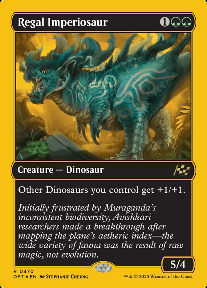 Regal Imperiosaur 470/291 (Aetherdrift)  - First-Place Foil | Good Games Modbury
