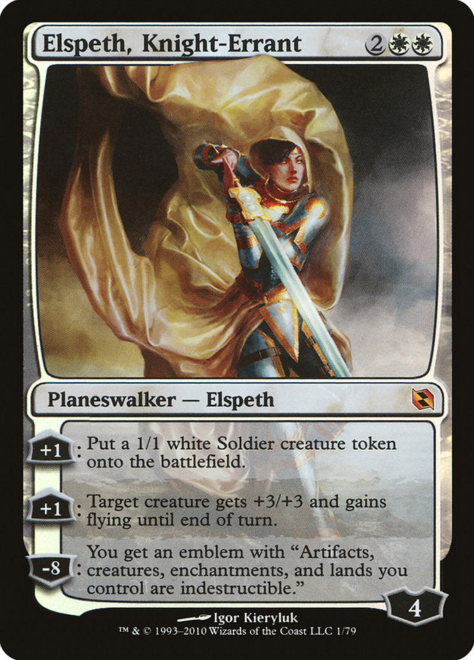 Elspeth, Knight-Errant 1/79 (Duel Decks: Elspeth vs. Tezzeret)  - Foil | Good Games Modbury