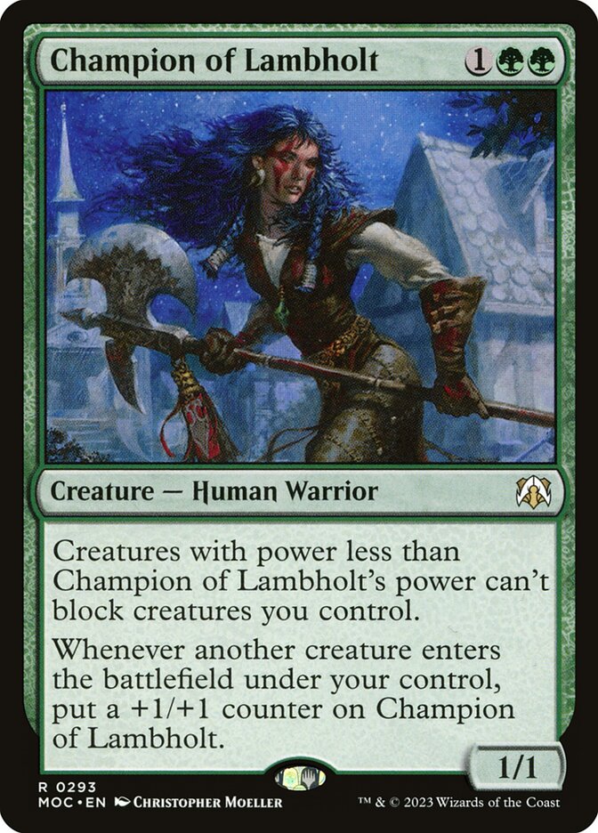 Champion of Lambholt 293/444 (Commander: March of the Machine)  | Good Games Modbury