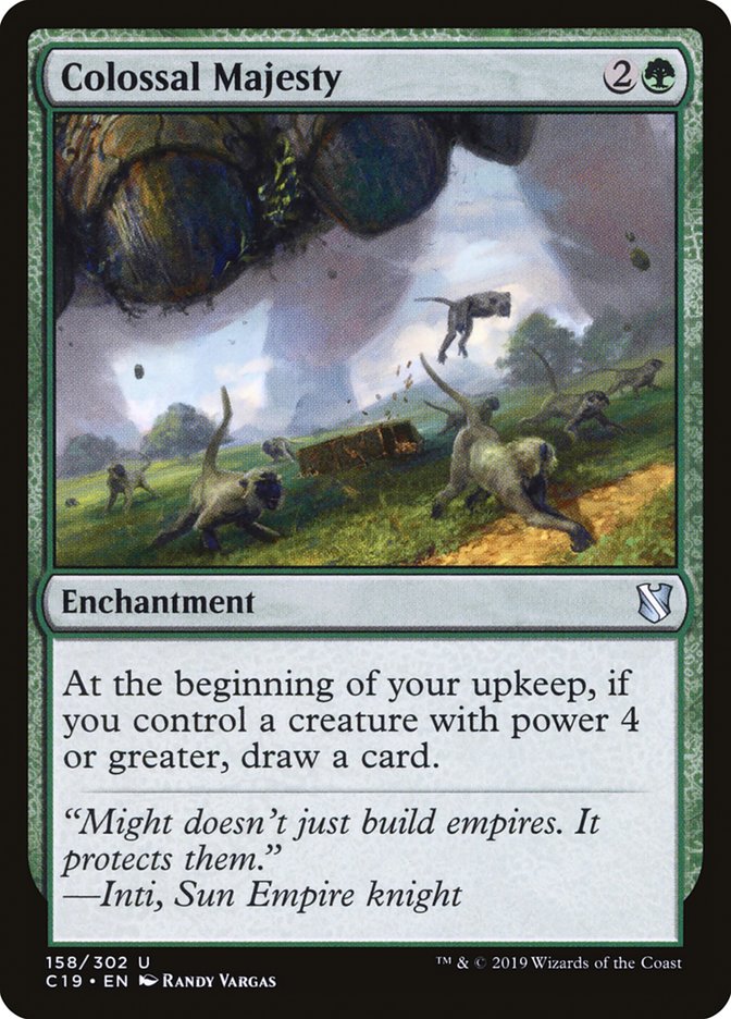 Colossal Majesty 158/302 (Commander 2019)  | Good Games Modbury