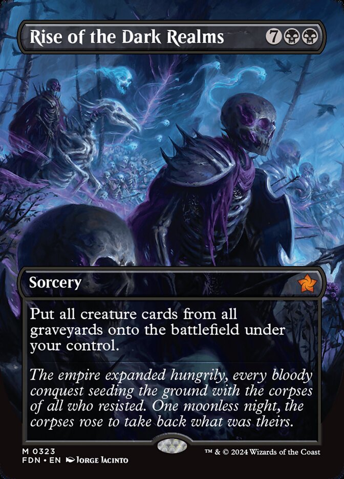 Rise of the Dark Realms 323/291 (Foundations)  - Borderless Foil | Good Games Modbury