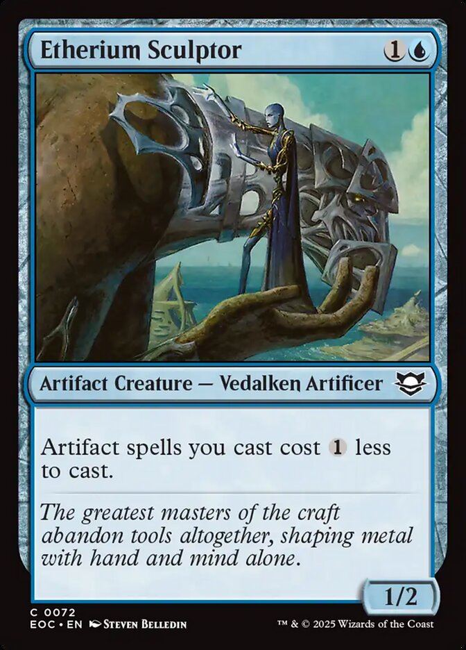 Etherium Sculptor 72 (Commander: Edge of Eternities)  | Good Games Modbury