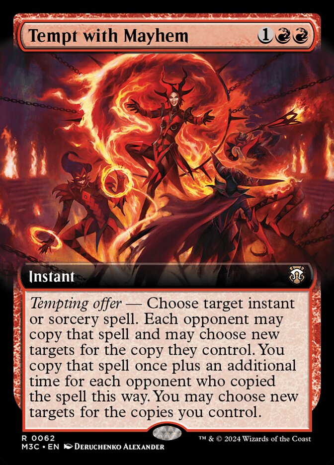 Tempt with Mayhem 62/411 (Commander: Modern Horizons 3)  - Extended Art | Good Games Modbury