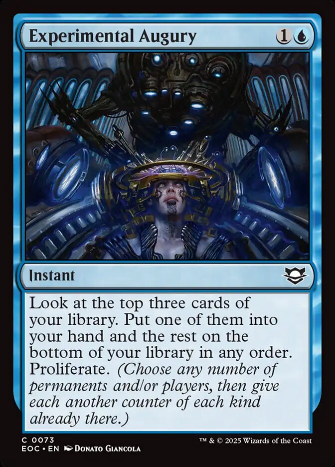 Experimental Augury 73 (Commander: Edge of Eternities)  | Good Games Modbury