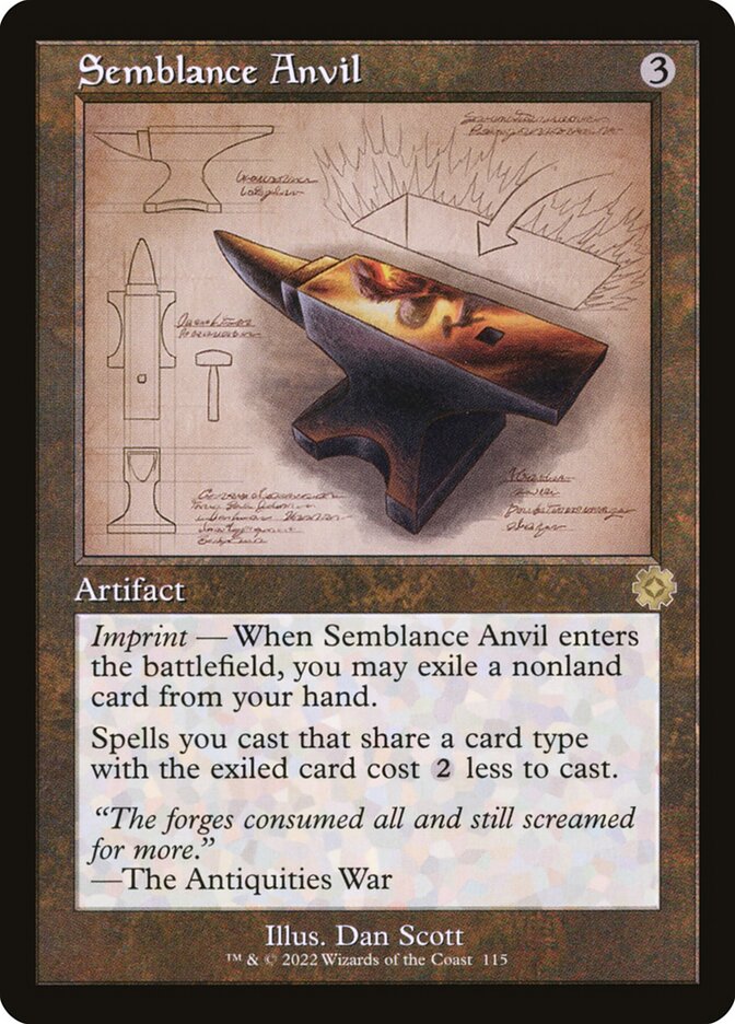Semblance Anvil 115/63 (The Brothers' War: Retro Frame Artifacts)  - Foil | Good Games Modbury