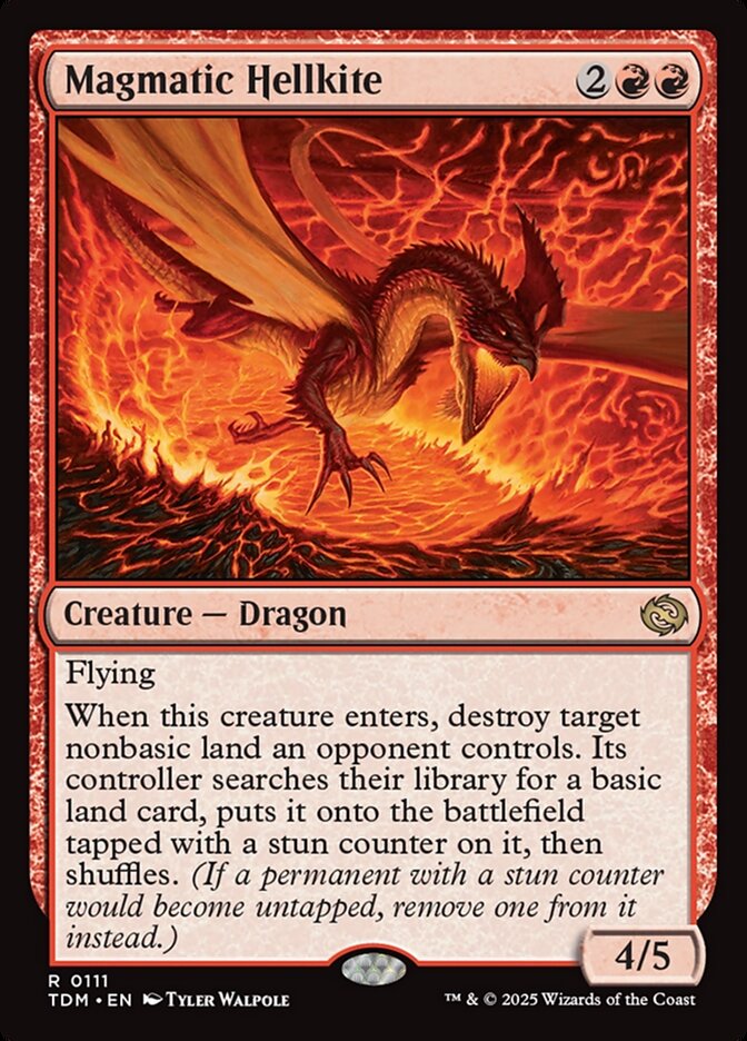Magmatic Hellkite 111/291 (Tarkir: Dragonstorm)  | Good Games Modbury