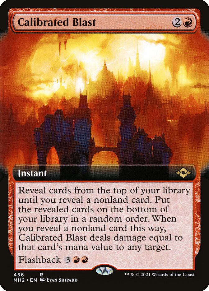 Calibrated Blast 456/303 (Modern Horizons 2)  - Foil | Good Games Modbury