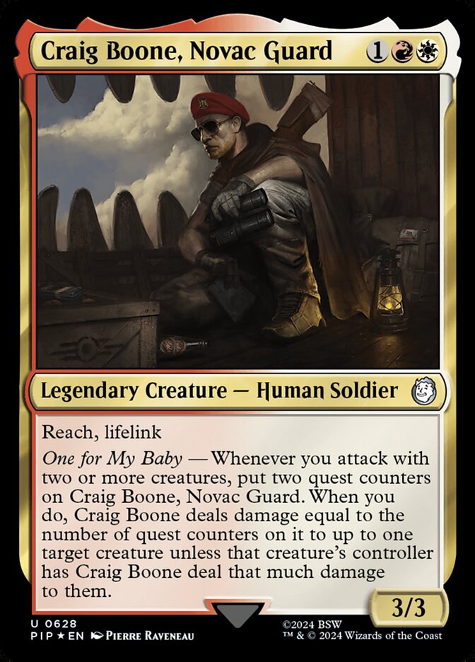 Craig Boone, Novac Guard 628/326 (Universes Beyond: Fallout)  - Foil | Good Games Modbury
