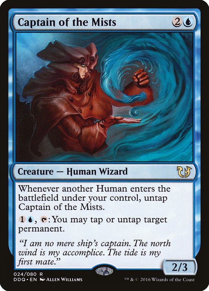 Captain of the Mists 24/80 (Duel Decks: Blessed vs. Cursed)  | Good Games Modbury
