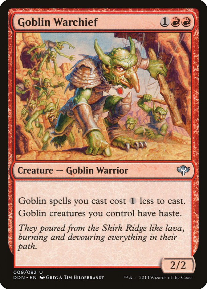 Goblin Warchief 9/82 (Duel Decks: Speed vs. Cunning)  | Good Games Modbury