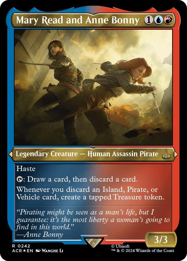 Mary Read and Anne Bonny 242 (Universes Beyond: Assassin's Creed)  - Etched Foil | Good Games Modbury
