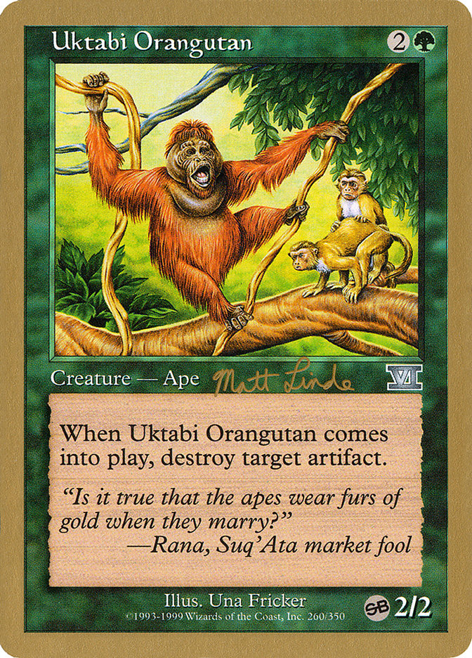 Uktabi Orangutan ml260sb/111 (World Championship Decks)  | Good Games Modbury