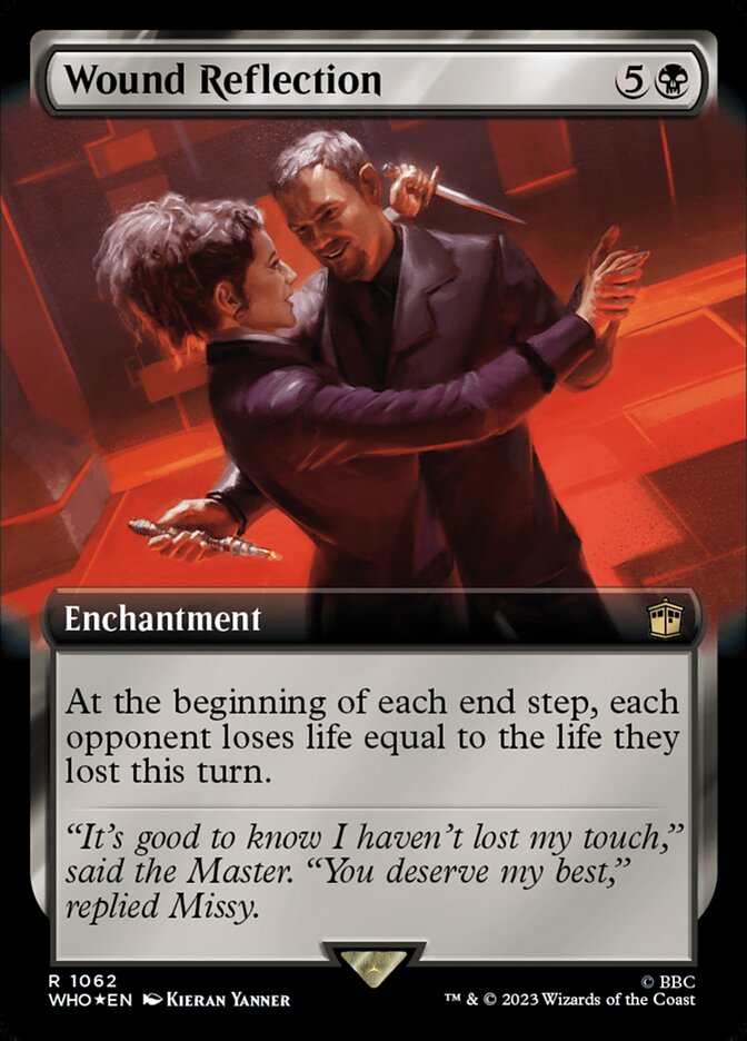 Wound Reflection 1062/331 (Universes Beyond: Doctor Who)  - Extended Art Surge Foil | Good Games Modbury