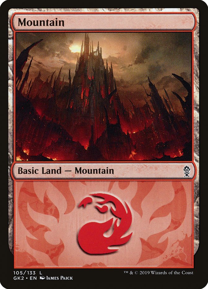 Mountain 105/133 (Ravnica Allegiance: Guild Kits)  | Good Games Modbury
