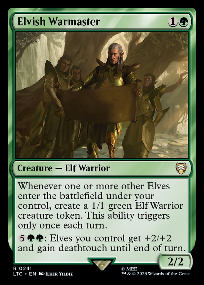 Elvish Warmaster 241/347 (Commander: The Lord of the Rings: Tales of Middle-earth)  | Good Games Modbury