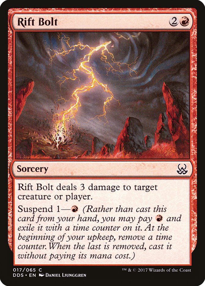 Rift Bolt 17/65 (Duel Decks: Mind vs. Might)  | Good Games Modbury