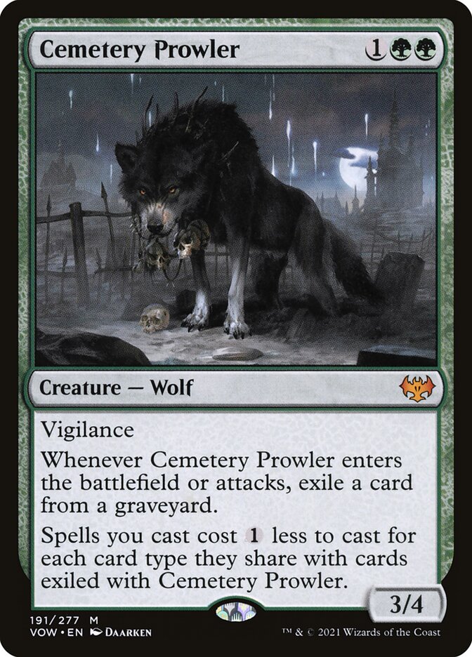 Cemetery Prowler 191 (Innistrad: Crimson Vow)  | Good Games Modbury