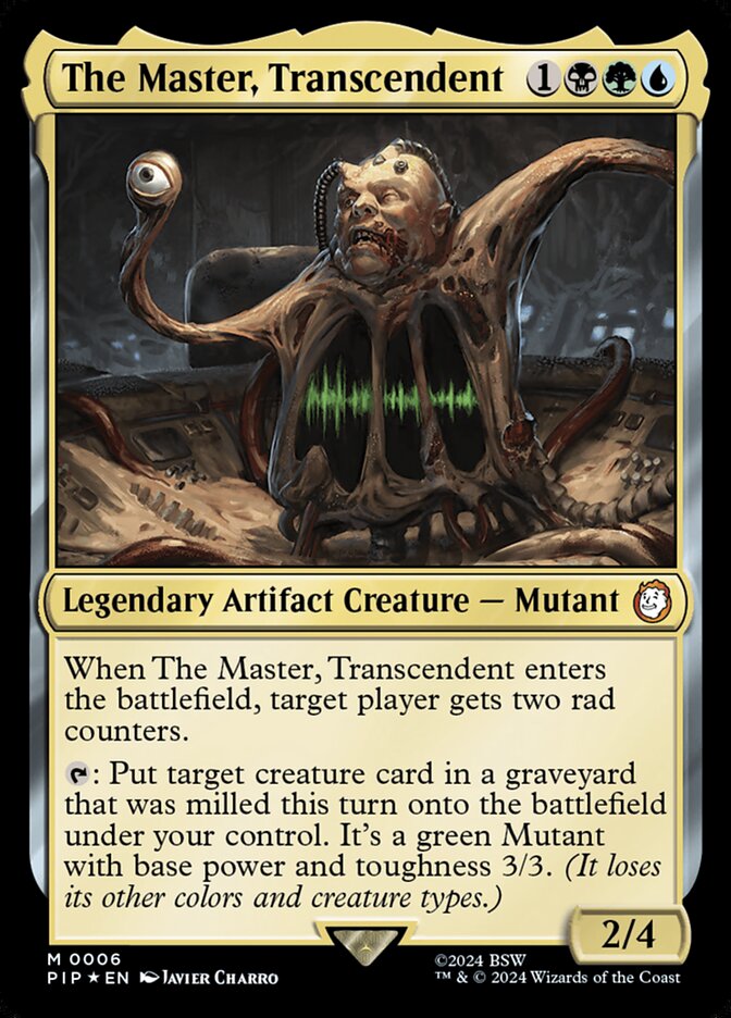 The Master, Transcendent 6 (Universes Beyond: Fallout)  - Foil | Good Games Modbury