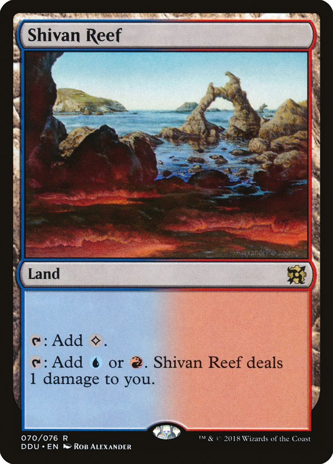 Shivan Reef 70/76 (Duel Decks: Elves vs. Inventors)  | Good Games Modbury