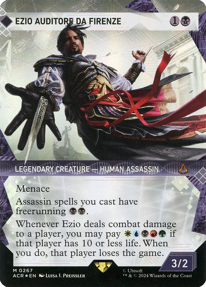 Ezio Auditore da Firenze 267/110 (Universes Beyond: Assassin's Creed)  - Showcase Textured Foil | Good Games Modbury
