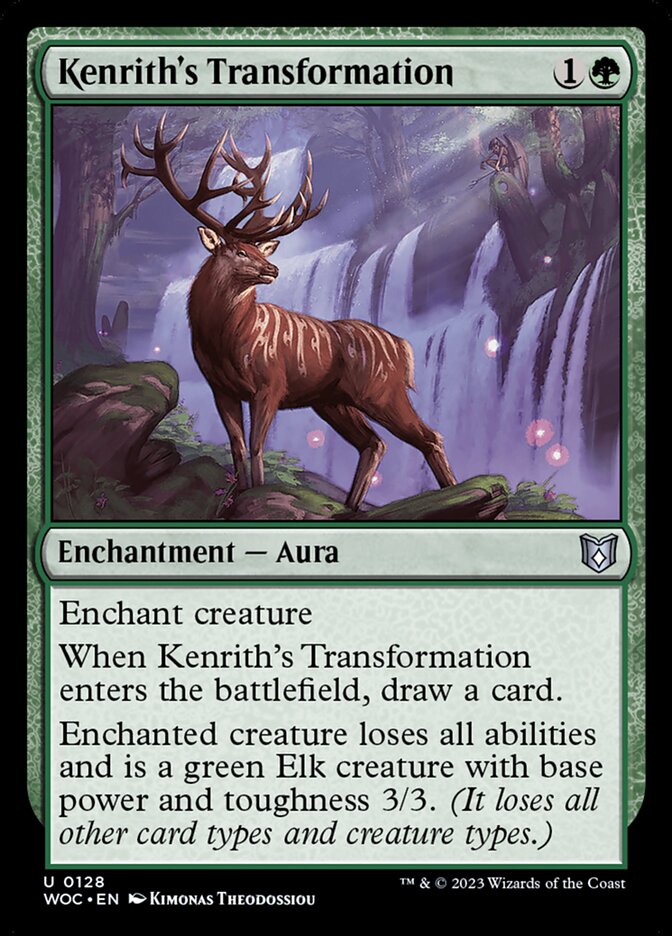 Kenriths Transformation 128/173 (Commander: Wilds of Eldraine)  | Good Games Modbury
