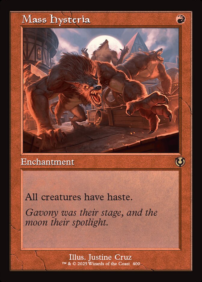Mass Hysteria 400/287 (Innistrad Remastered)  - Retro Foil | Good Games Modbury