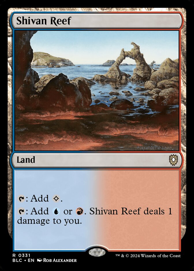 Shivan Reef 331 (Commander: Bloomburrow)  | Good Games Modbury