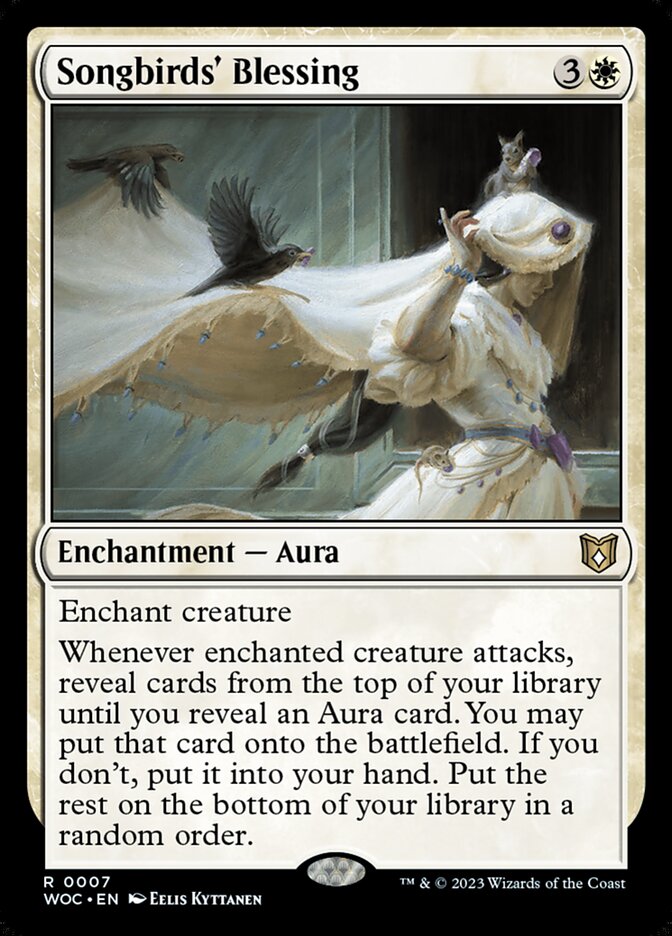 Songbirds' Blessing 7 (Commander: Wilds of Eldraine)  | Good Games Modbury