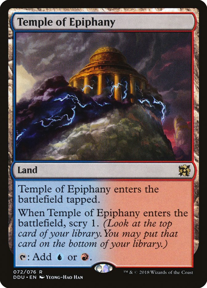 Temple of Epiphany 72/76 (Duel Decks: Elves vs. Inventors)  | Good Games Modbury