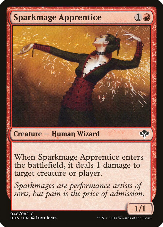 Sparkmage Apprentice 48/82 (Duel Decks: Speed vs. Cunning)  | Good Games Modbury