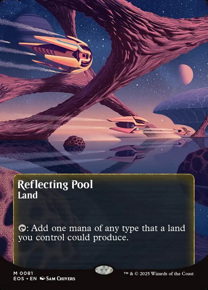 Reflecting Pool 81/45 (Edge of Eternities: Stellar Sights)  - Borderless Foil | Good Games Modbury