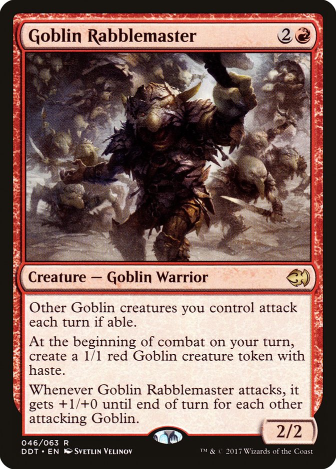 Goblin Rabblemaster 46/63 (Duel Decks: Merfolk vs. Goblins)  | Good Games Modbury