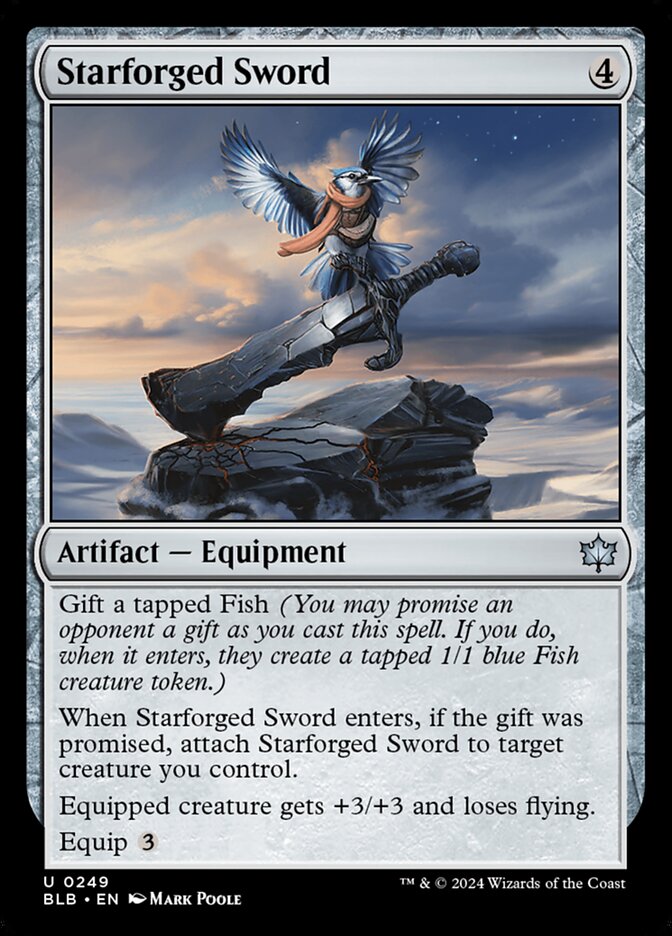 Starforged Sword 249/281 (Bloomburrow)  - Foil | Good Games Modbury