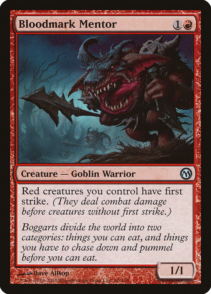 Bloodmark Mentor 40/113 (Duels of the Planeswalkers)  | Good Games Modbury