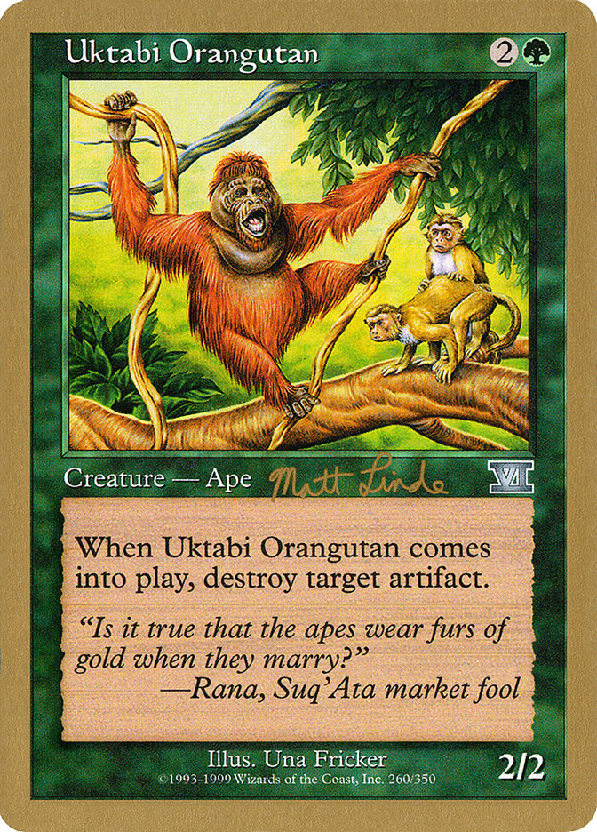 Uktabi Orangutan ml260/111 (World Championship Decks)  | Good Games Modbury