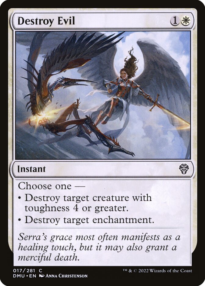 Destroy Evil 17/281 (Dominaria United)  | Good Games Modbury