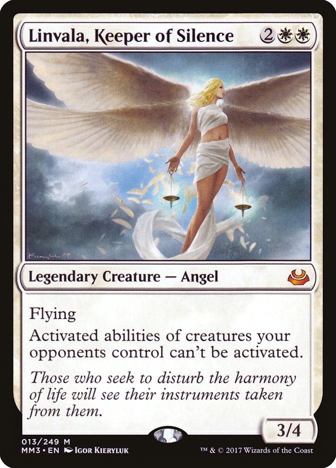 Linvala, Keeper of Silence 13/249 (Modern Masters 2017)  - Foil | Good Games Modbury