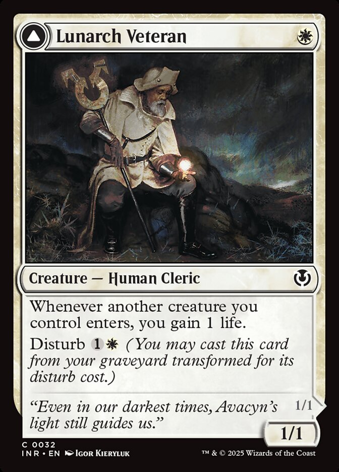 Lunarch Veteran // Luminous Phantom 32/287 (Innistrad Remastered)  | Good Games Modbury