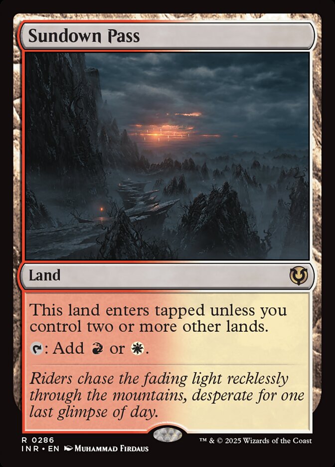 Sundown Pass 286/287 (Innistrad Remastered)  - Foil | Good Games Modbury