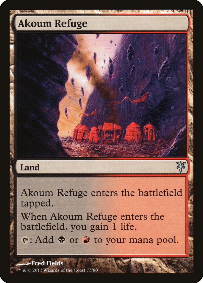 Akoum Refuge 73/80 (Duel Decks: Sorin vs. Tibalt)  | Good Games Modbury
